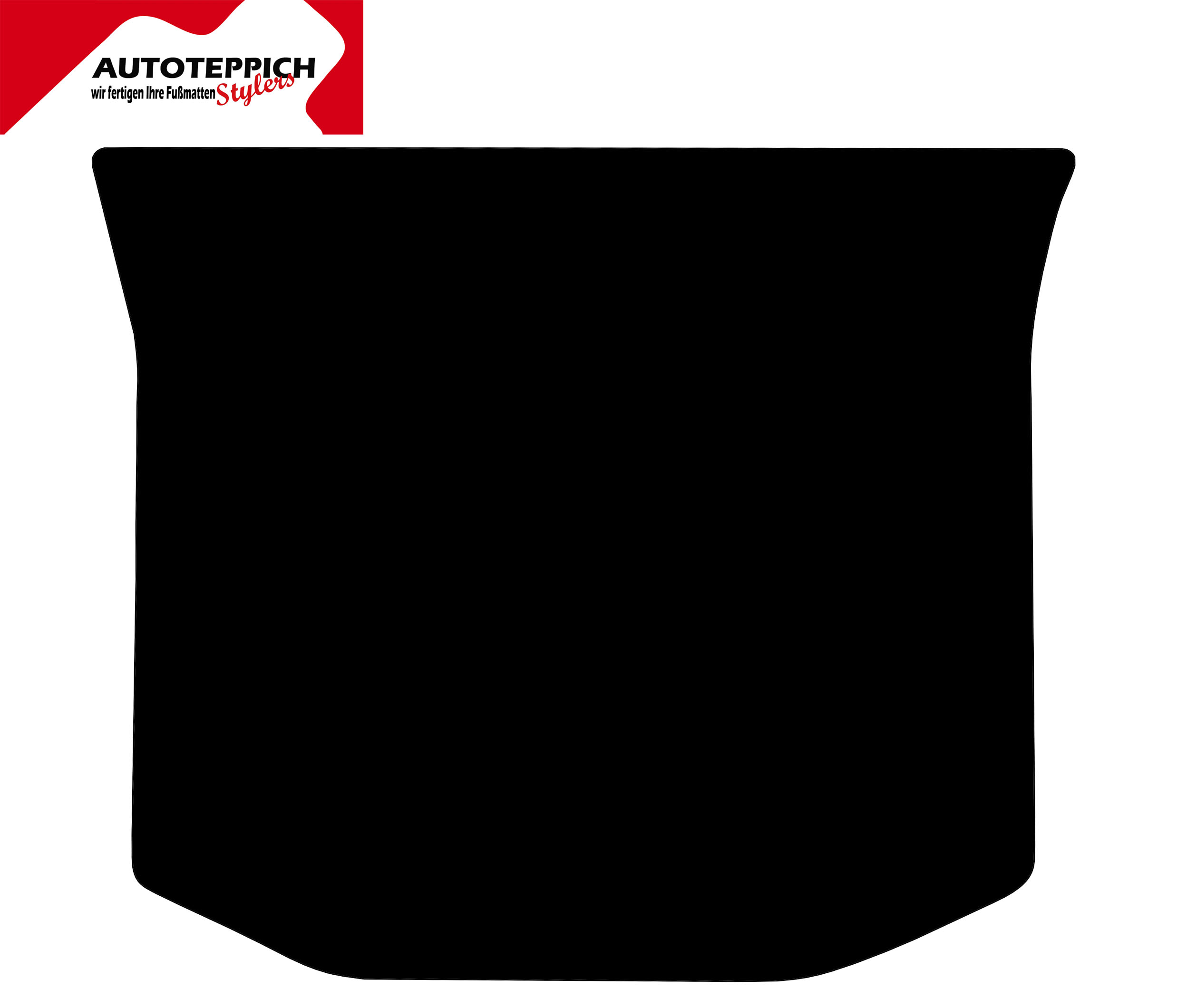 Eine Kofferraummatte in schwarz für Jeep Grand Cherokee WK2 2010-2013.