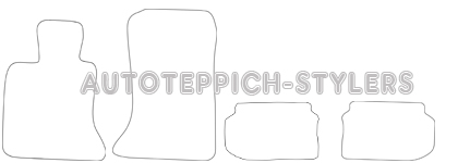 Das Schnittmuster fuer Fussmatten BMW_5er_F10_2010-2013