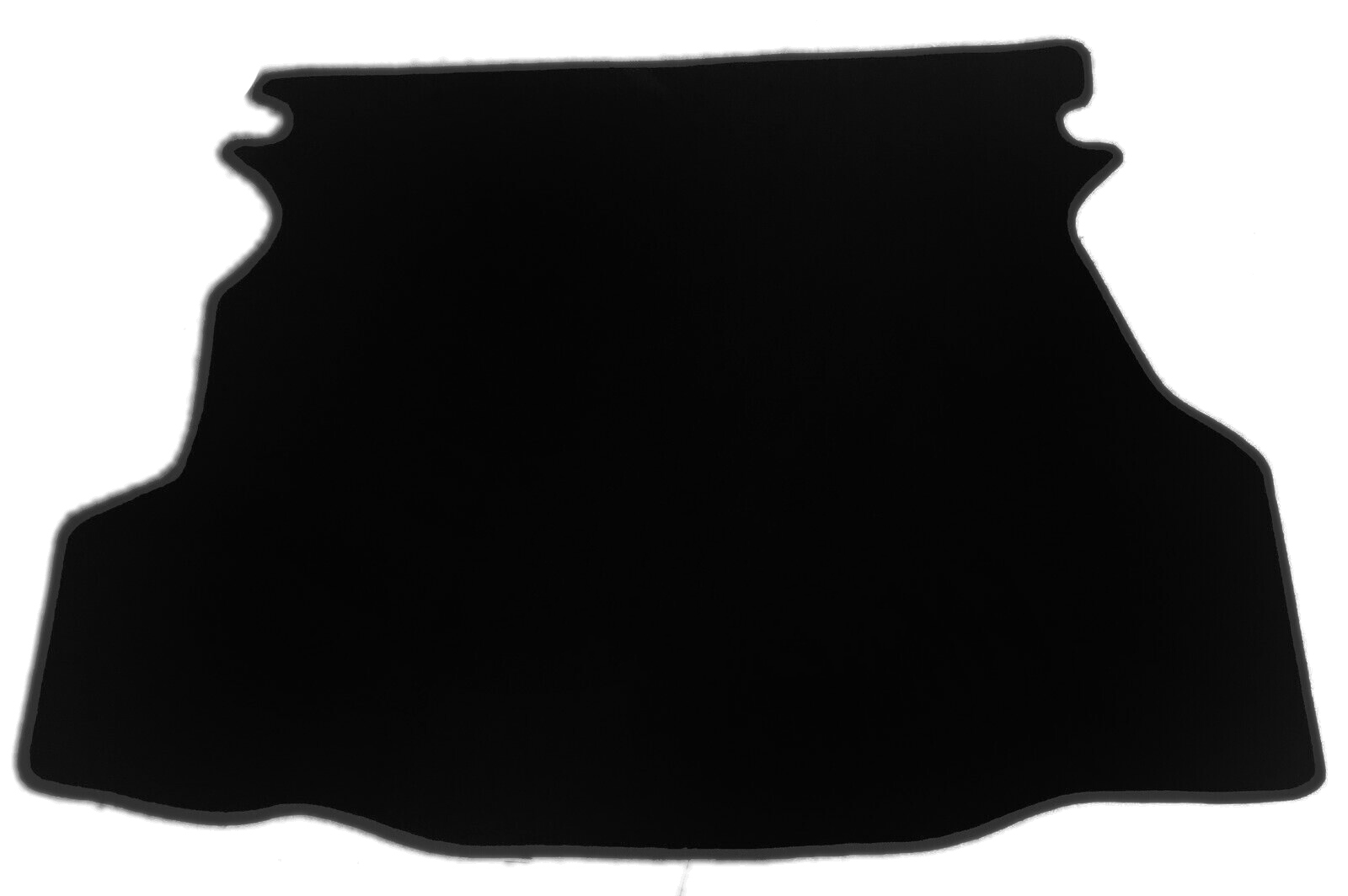 Eine Kofferraummatte in schwarz für Ford Mustang Coupe 2013-2014.