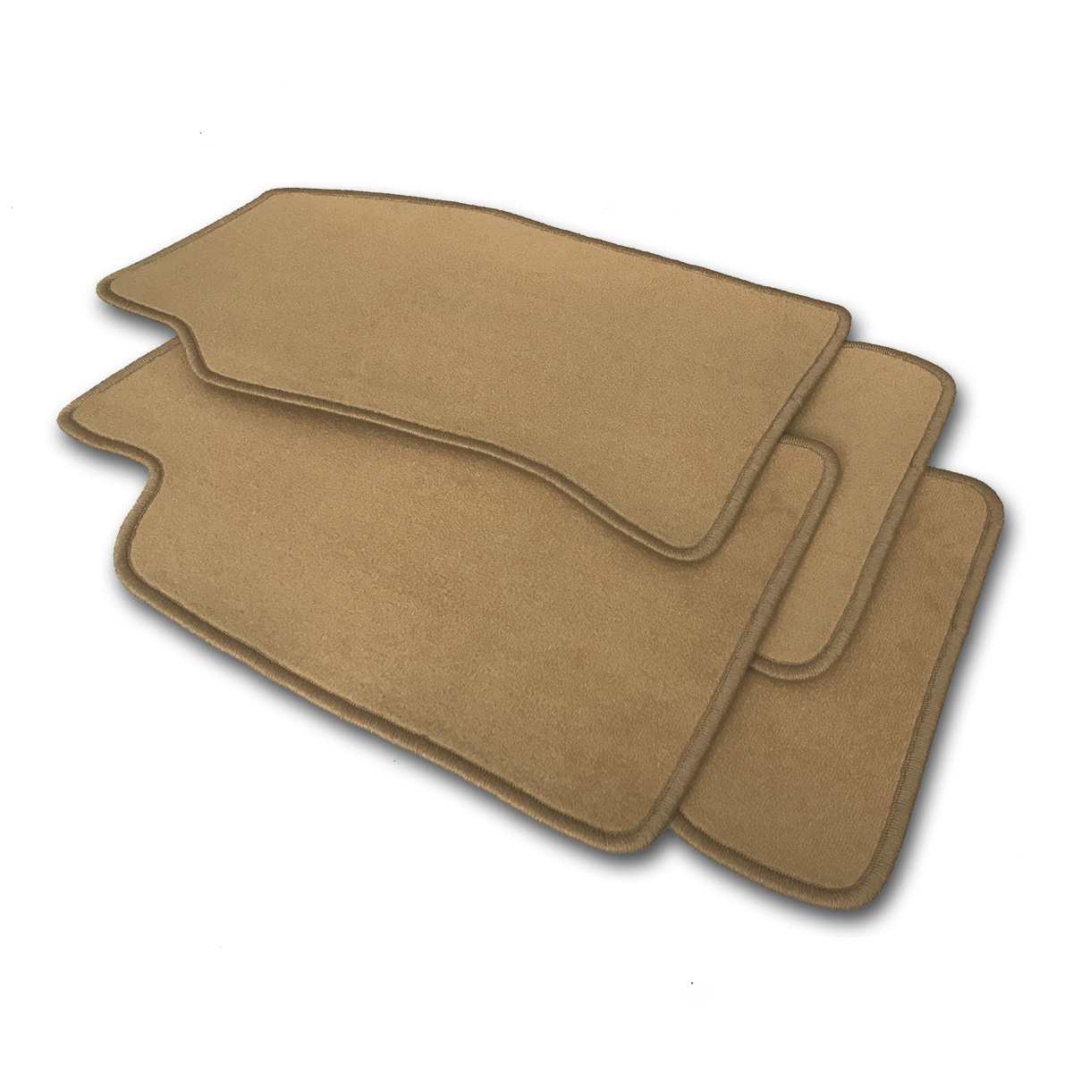 Ein Musterbeispiel von Velours Automatten in der Farbe beige.