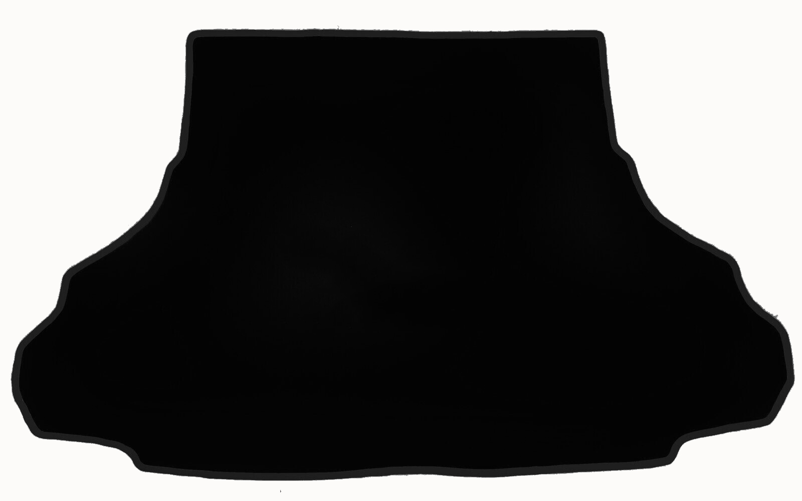 Kofferraumteppich Ford Mustang Coupe 15-23 ohne Subwoofer Eine Kofferraummatte in schwarz für Ford Mustang Coupe 2015-2023 ohne Subwoofer.