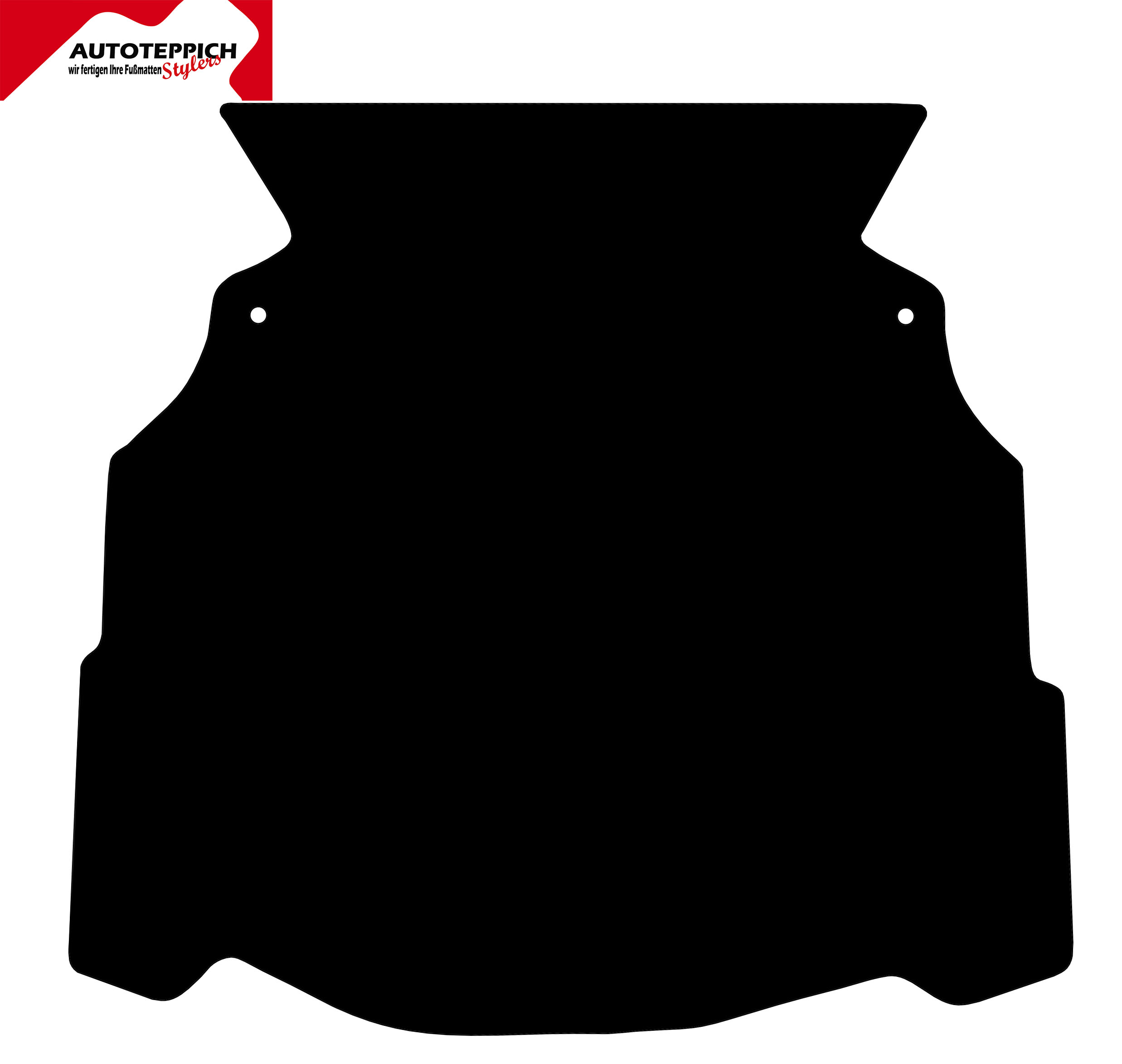 Kofferraumteppich Mercedes Benz W203 Limo Eine Kofferraummatte in schwarz für Mercedes Benz C-Klasse W203.