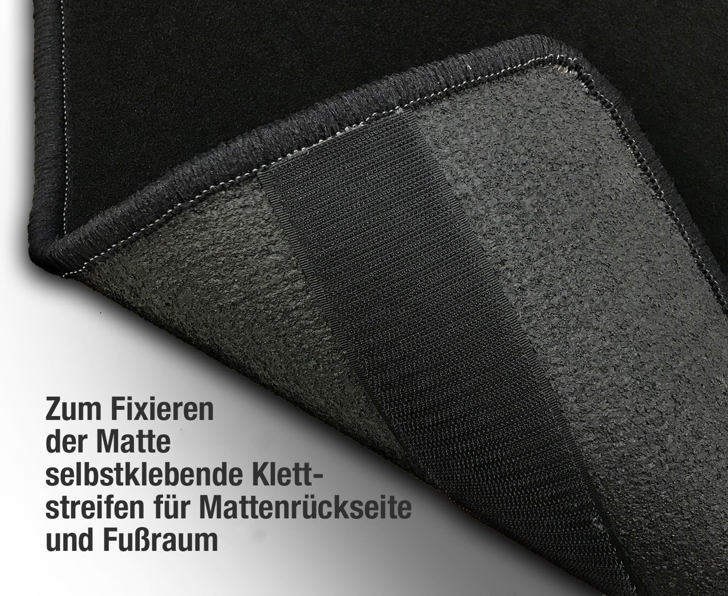 Fußmatten universal Klettband 10cm