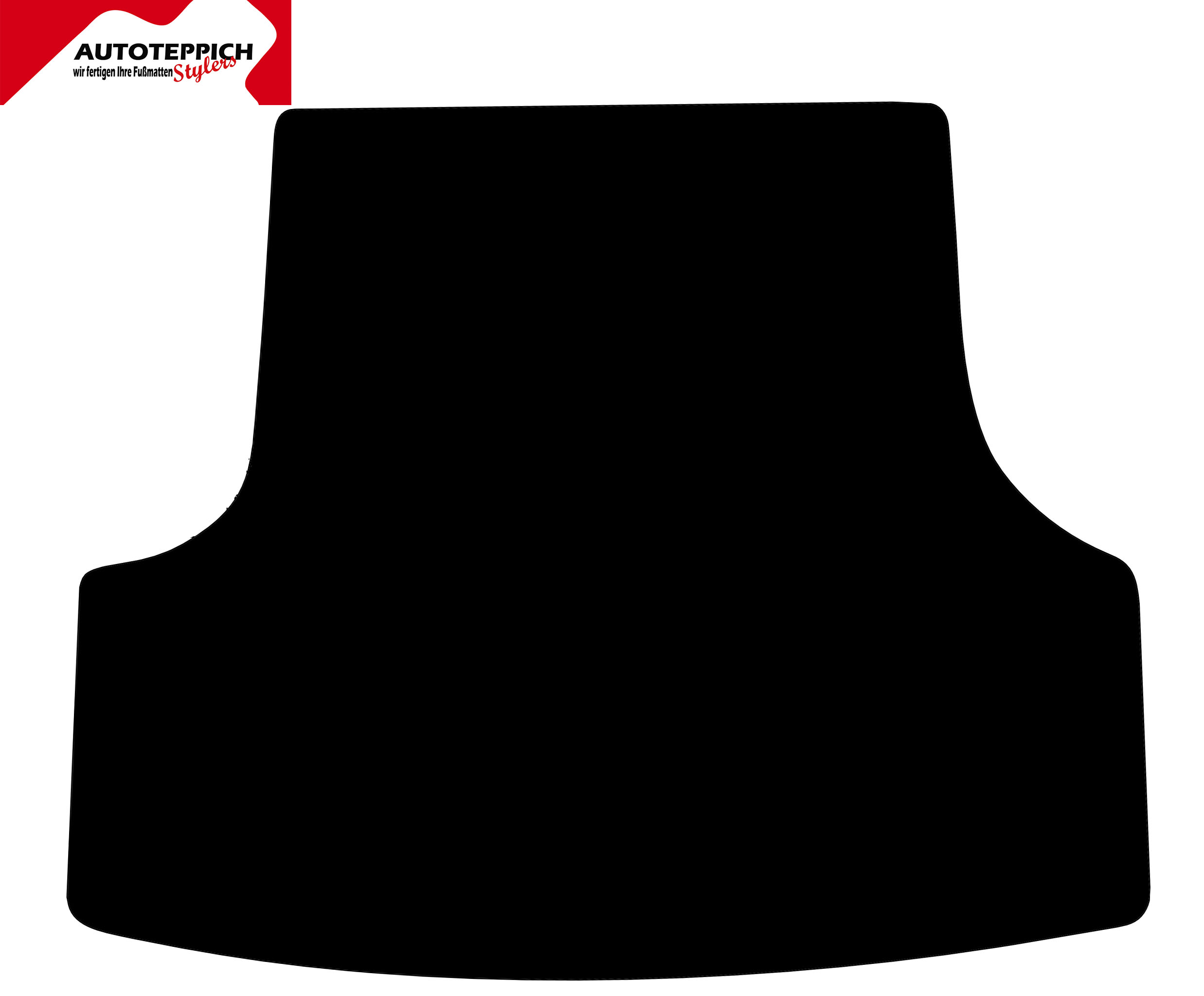 Eine Kofferraummatte in schwarz für BMW E36 Touring.
