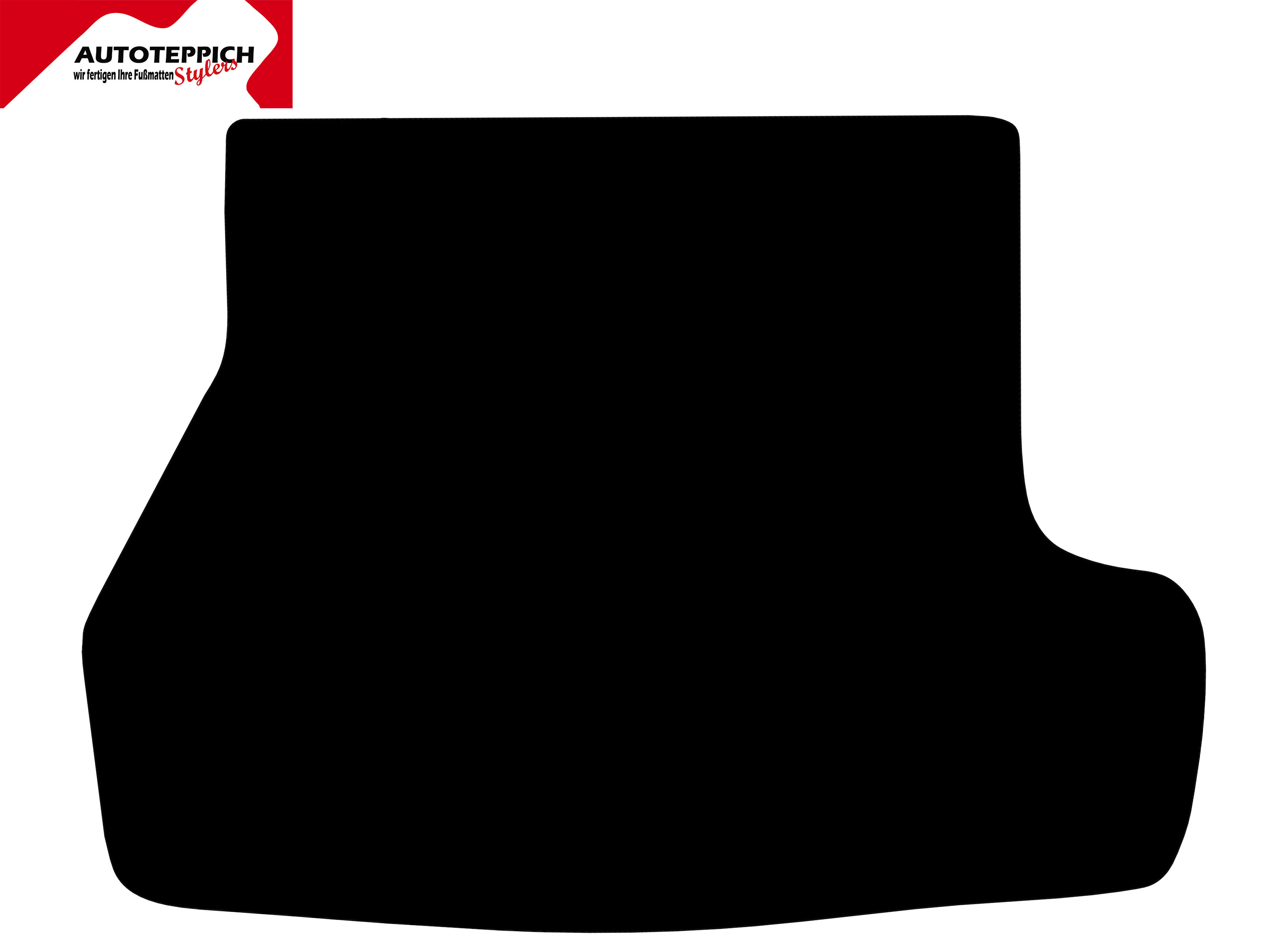 Eine Kofferraummatte in schwarz für BMW E46 Touring.
